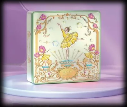 Ballerina box, ivory