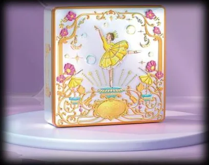 Ballerina box, burgundy