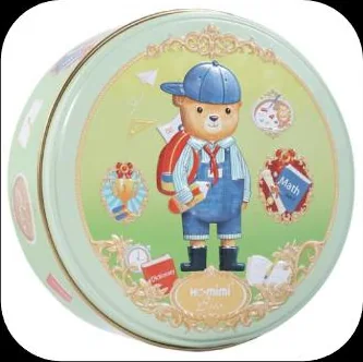 Smart Bear tin, green