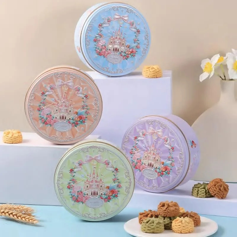 Little Blossom Castle series butter cookie tins