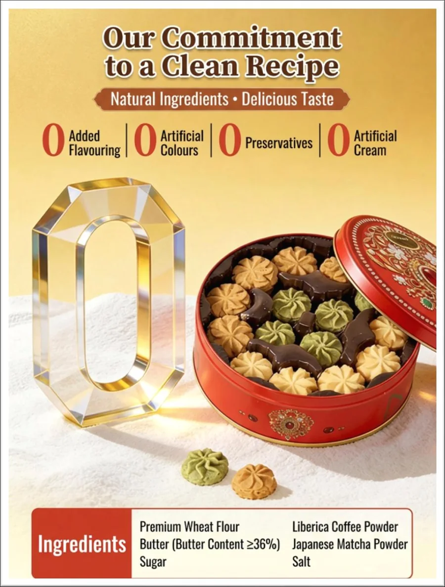 Commitment to a clean recipe — zero added flavouring, colours, preservatives and artificial cream