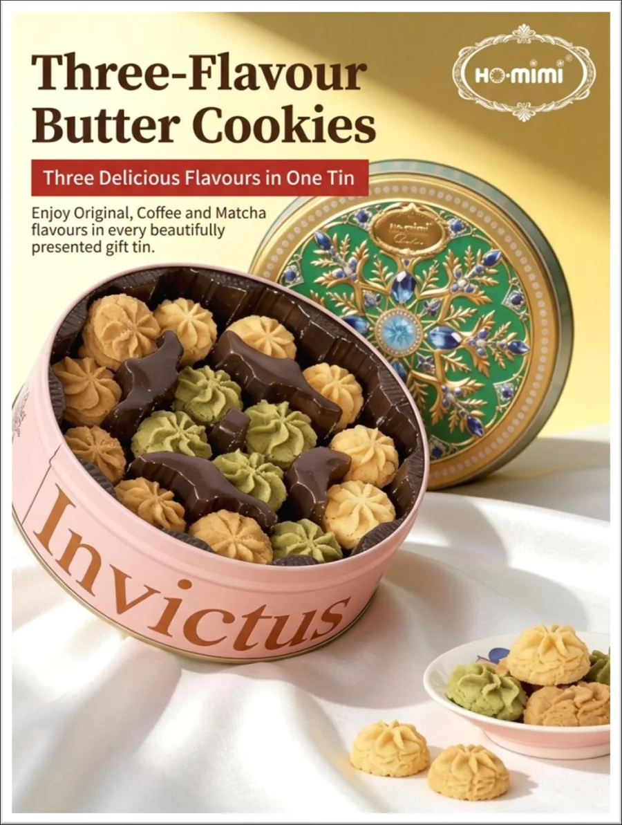 Three delicious flavours in one tin