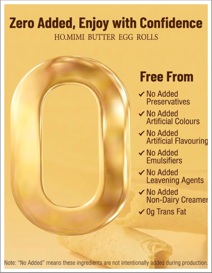 Zero added — free from preservatives, artificial colours and flavouring