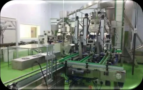 Automated biscuit production line