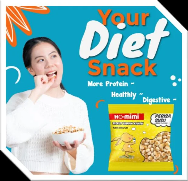 Homimi mini biscuits as a diet-friendly snack